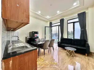 Квартира 1 спальня + 1 гостиная, 40 м2, полная мебель, Ле Дык Тхо