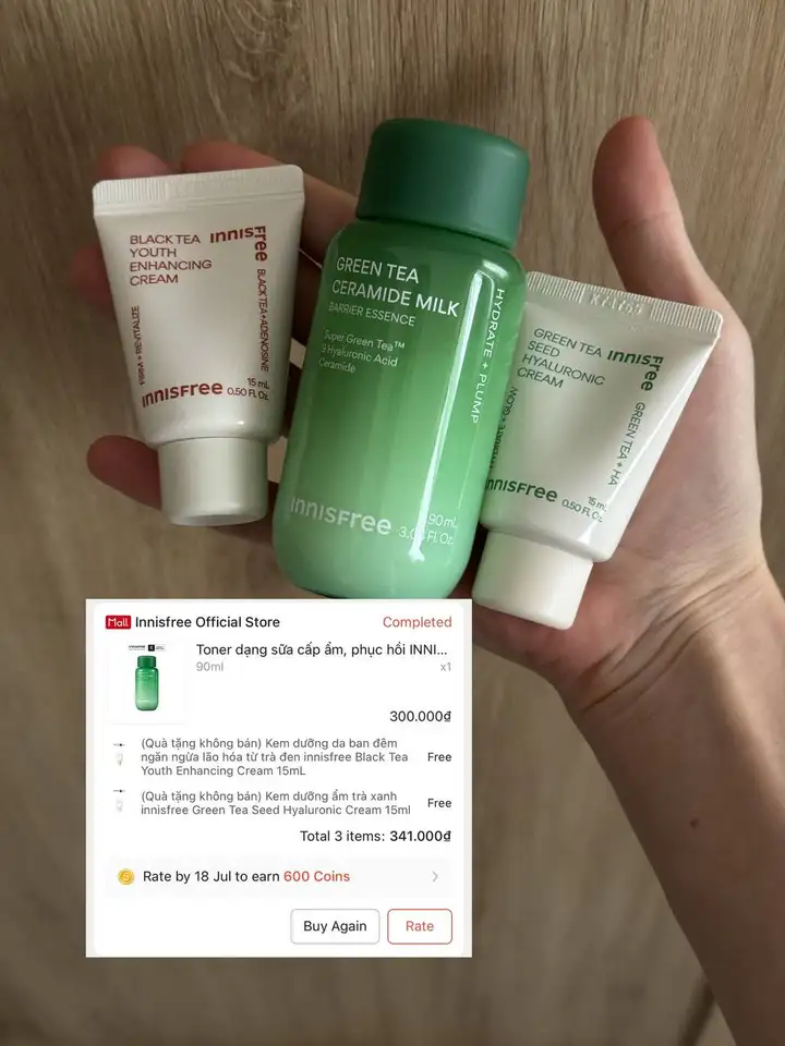 Тонер Innisfree Green Tea Ceramide Milk