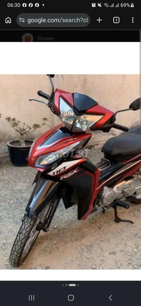 Honda Wave RSX красно-черный